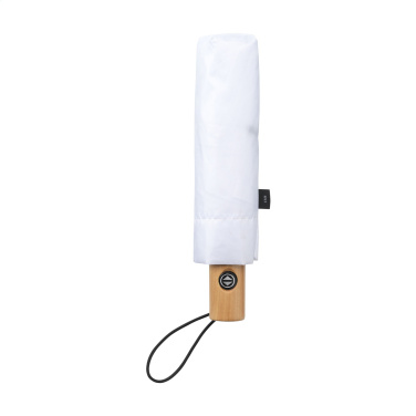 Logo trade advertising products image of: Michigan foldable RCS RPET umbrella 21 inch