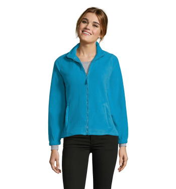 Logotrade promotional gift picture of: NORTH WOMEN ZIPPED FLEECE