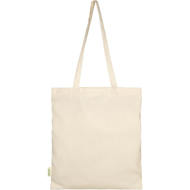 Logo trade promotional product photo of: Odisha 100 g/m² OCS organic tote bag 7L