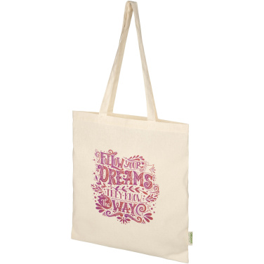 Logotrade promotional gift picture of: Odisha 100 g/m² OCS organic tote bag 7L