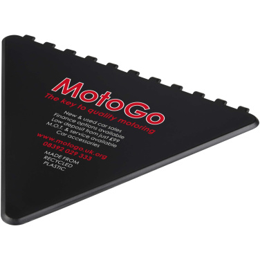 Logo trade promotional products image of: Frosty triangular recycled plastic ice scraper