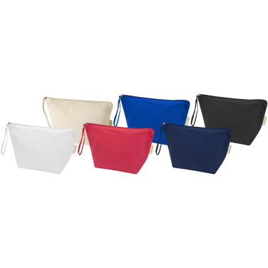 Logo trade promotional merchandise image of: Odisha 180 g/m² OCS organic large accessory pouch 3L