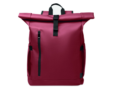 Logotrade business gift image of: Rolltop laptop rucksack 600D