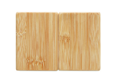 Logotrade promotional giveaway image of: Bamboo salt & pepper set