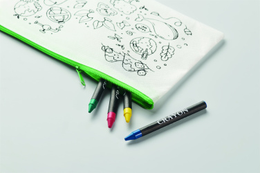 Logotrade promotional merchandise picture of: Pencil case with 4 crayons