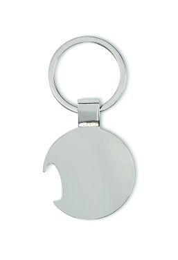 Logotrade promotional giveaway image of: Football keyring with opener