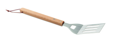 Logo trade promotional merchandise image of: BBQ spatula in beechwood