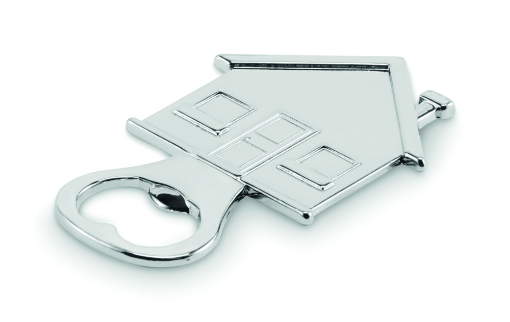 Logo trade promotional gift photo of: House shape bottle opener
