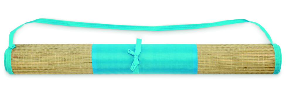 Logo trade promotional merchandise image of: Natural straw beach mat