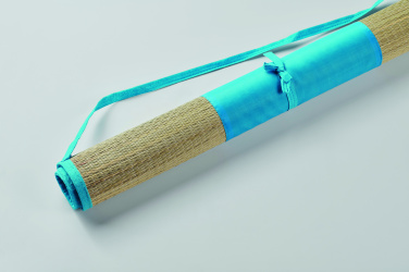 Logo trade promotional giveaway photo of: Natural straw beach mat