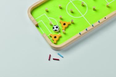 Logo trade promotional products image of: Wooden soccer game