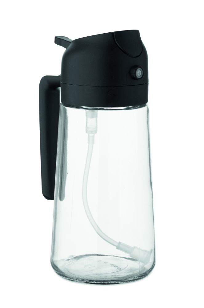 Logo trade promotional giveaways picture of: Glass oil dispenser & sprayer