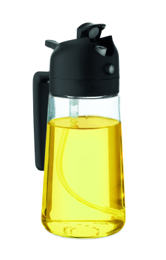 Logo trade promotional item photo of: Glass oil dispenser & sprayer