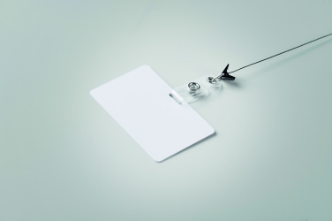 Logo trade promotional gifts image of: Lanyard badge 54 x 86mm