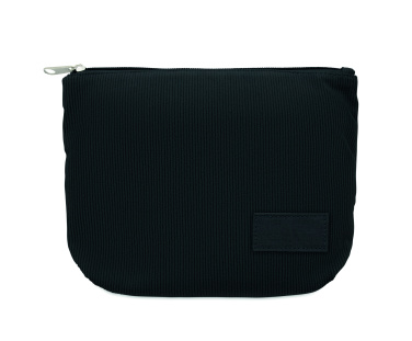 Logotrade promotional giveaway picture of: Corduroy cosmetic bag