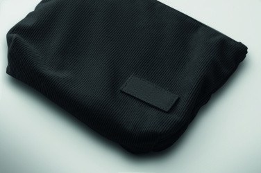 Logo trade promotional products image of: Corduroy cosmetic bag
