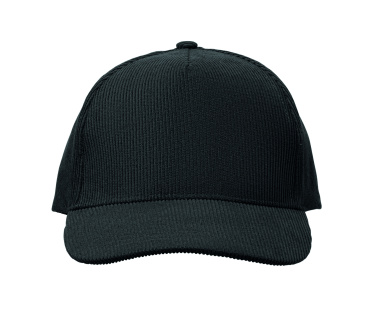 Logotrade business gift image of: Corduroy 5 panel baseball cap