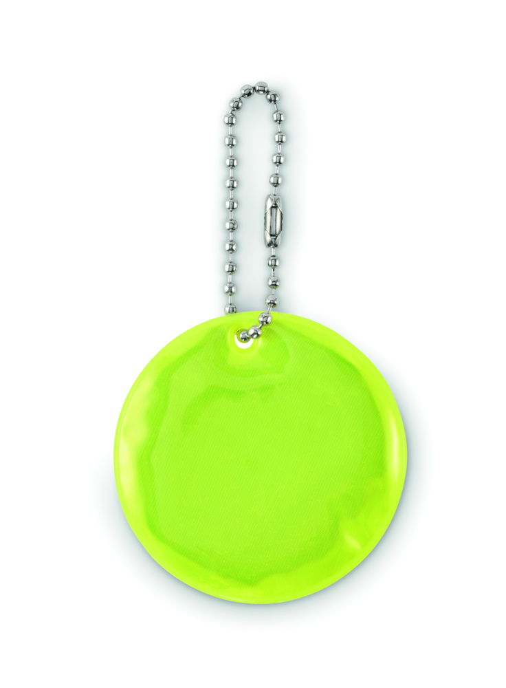 Logotrade promotional products photo of: Round reflective keyring