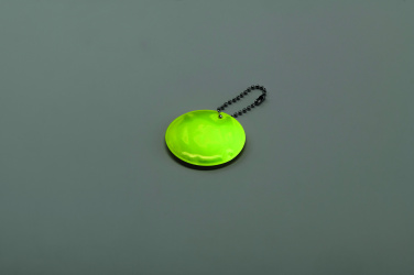 Logo trade promotional item photo of: Round reflective keyring