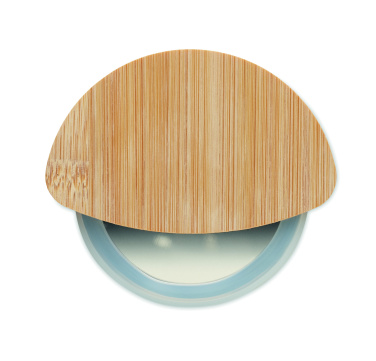 Logotrade advertising product picture of: Round bamboo pizza cutter