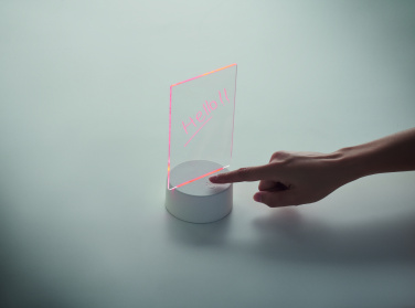 Logo trade promotional gift photo of: Light-up LED memo board