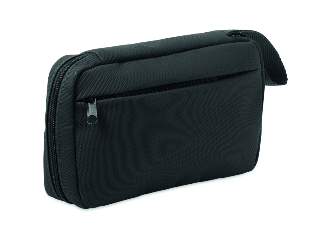 Logotrade promotional merchandise photo of: Toiletry bag 600D RPET