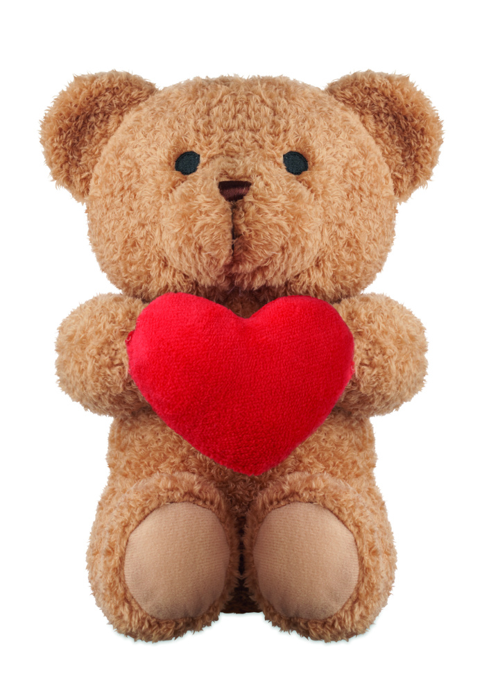 Logotrade promotional merchandise picture of: Teddy bear with heart 23cm