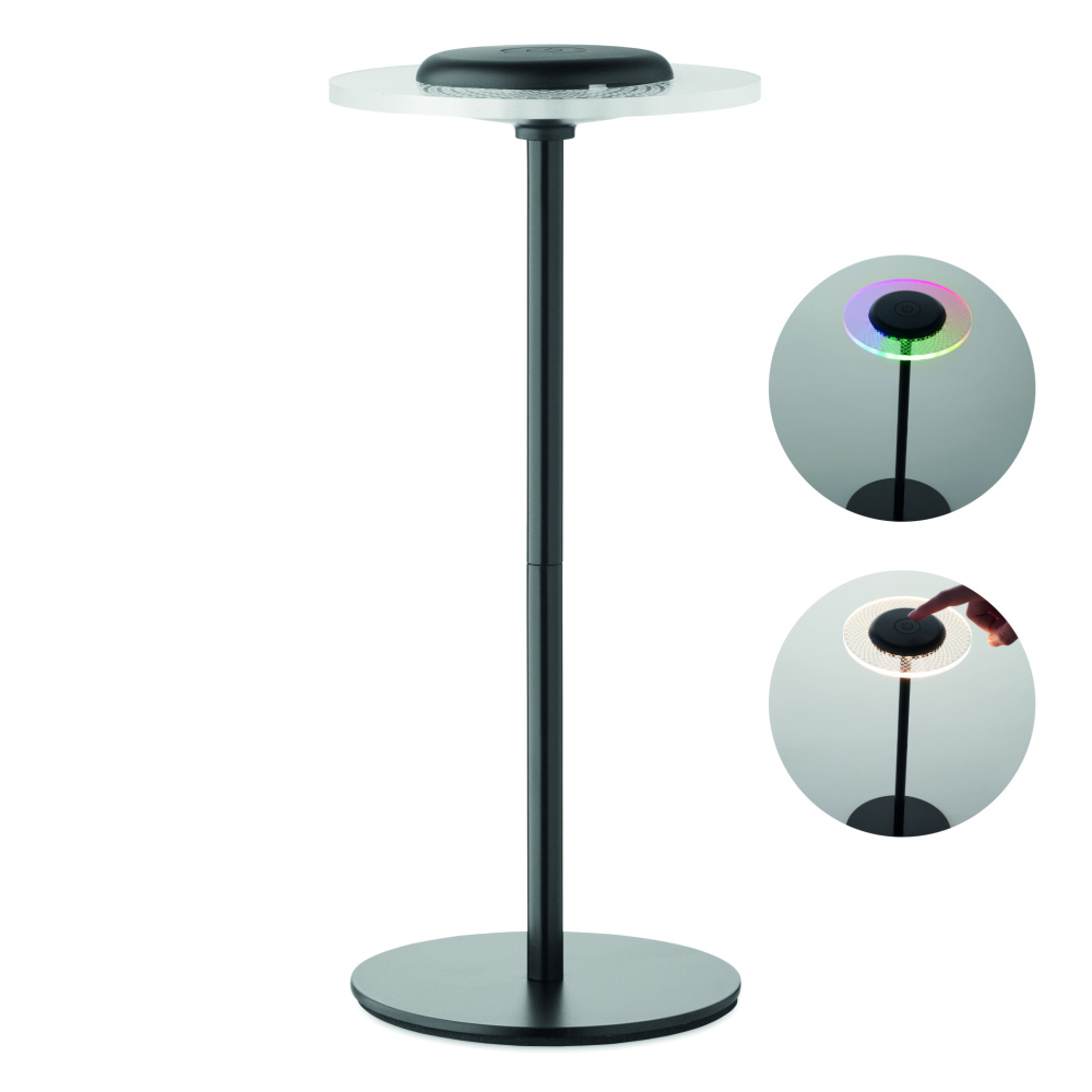 Logo trade business gift photo of: Rechargeable iron table lamp