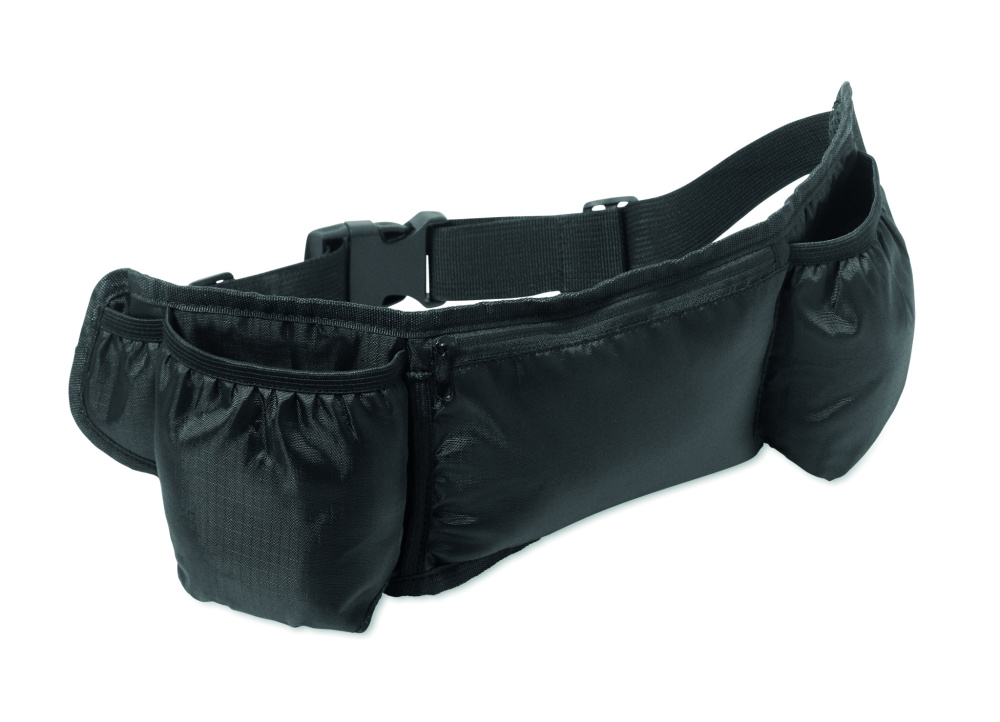 Logotrade promotional products photo of: Sports waist bag 420D RPET