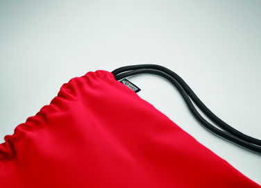 Logotrade promotional giveaway image of: Large drawstring bag 300D RPET