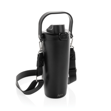 Logotrade promotional giveaway image of: Avira Ayala RCS re-steel duosip lockable crossbody tumbler