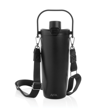 Logotrade promotional merchandise picture of: Avira Ayala RCS re-steel duosip lockable crossbody tumbler