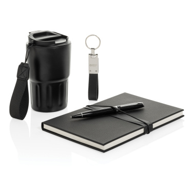 Logo trade promotional giveaways image of: Swiss Peak RCS certified deluxe business gift set w/ tumbler