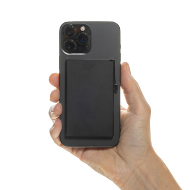 Logo trade promotional gifts picture of: Standard aluminium RFID magnetic phone cardholder