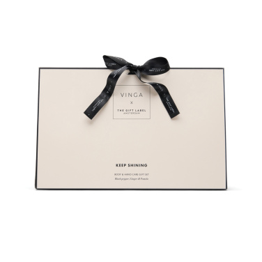 Logo trade promotional merchandise image of: VINGA x TGL body and hand care gift set