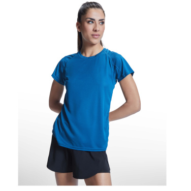 Logo trade promotional merchandise picture of: Bahrain short sleeve women's sports t-shirt