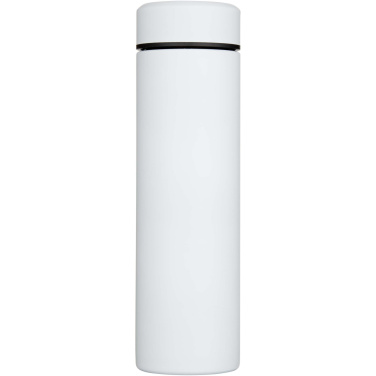 Logo trade promotional merchandise picture of: Taylor 450 ml double wall stainless steel flask with tea strainer