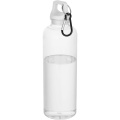 Oregon 750 ml RCS recycled plastic water bottle with carabiner, White