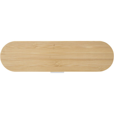Logo trade business gift photo of: Runa cutlery set with bamboo lid