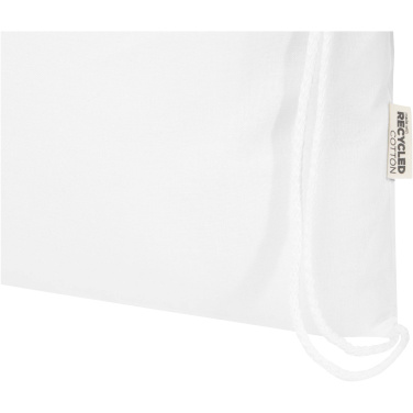 Logo trade promotional gift photo of: Peru Blend 180 g/m² GRS recycled drawstring bag 5L