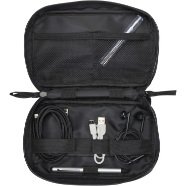 Logo trade promotional products picture of: Resi Plus GRS recycled tech pouch 1L