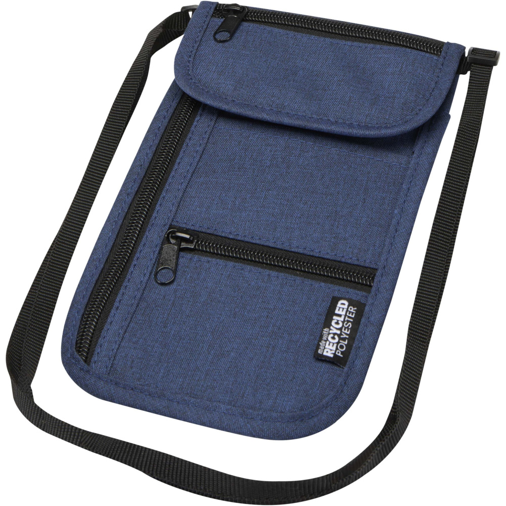 Logotrade promotional item image of: Ross GRS recycled smart travel pouch
