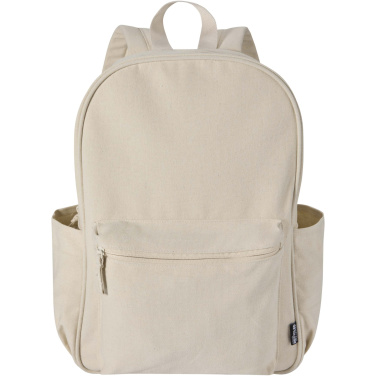 Logotrade promotional giveaways photo of: Recanvas 15.6” GRS recycled city backpack 16L