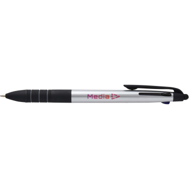 Logo trade promotional products picture of: Trine 3-ink RCS recycled ballpoint pen with stylus