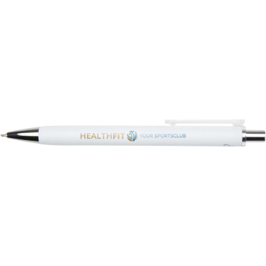 Logo trade advertising product photo of: Feld RCS recycled ballpoint pen with metallic finish (black ink)