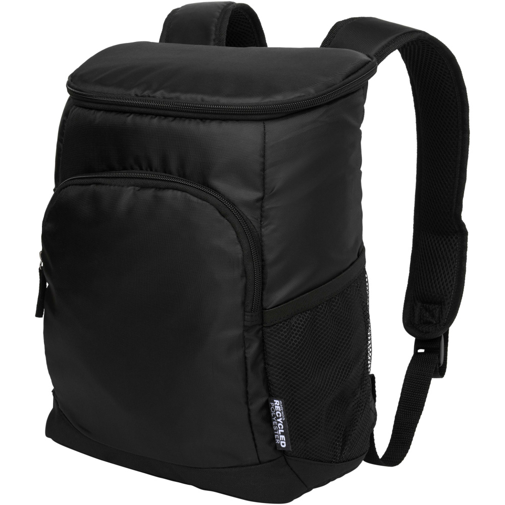 Logo trade promotional gift photo of: Chillpack 18-can GRS recycled cooler backpack 16L