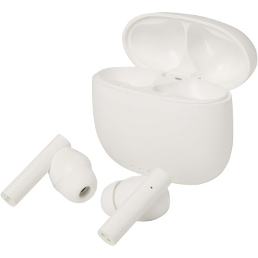 Logotrade promotional item image of: Alterf recycled plastic True Wireless Bluetooth® headset with silicone eartips