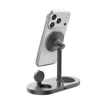 Logo trade promotional giveaways picture of: Quantum RCS ultra-fast 25W Magnetic desk wireless Charger