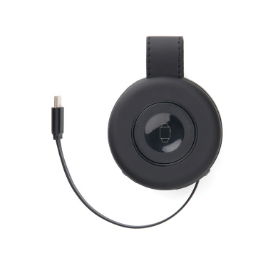 Logo trade promotional product photo of: VINGA Baltimore RCS 2-in-1 Wireless 15W Travel Charger