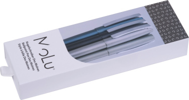 Logo trade promotional giveaways image of: Metal ballpoint pen Des Moines MoLu